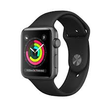 Apple Watch Series 3 42mm Space Gray Aluminium Black Sport (GPS)