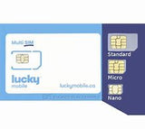 Lucky mobile  Regular Micro Nano 3in1 SIM Card